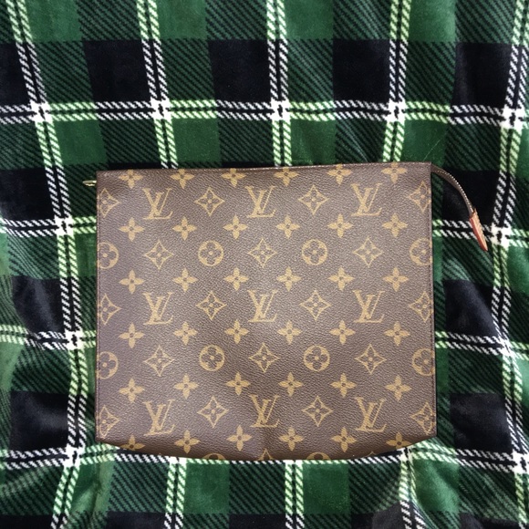 Louis Vuitton Handbags - Brown canvas pochette clutch